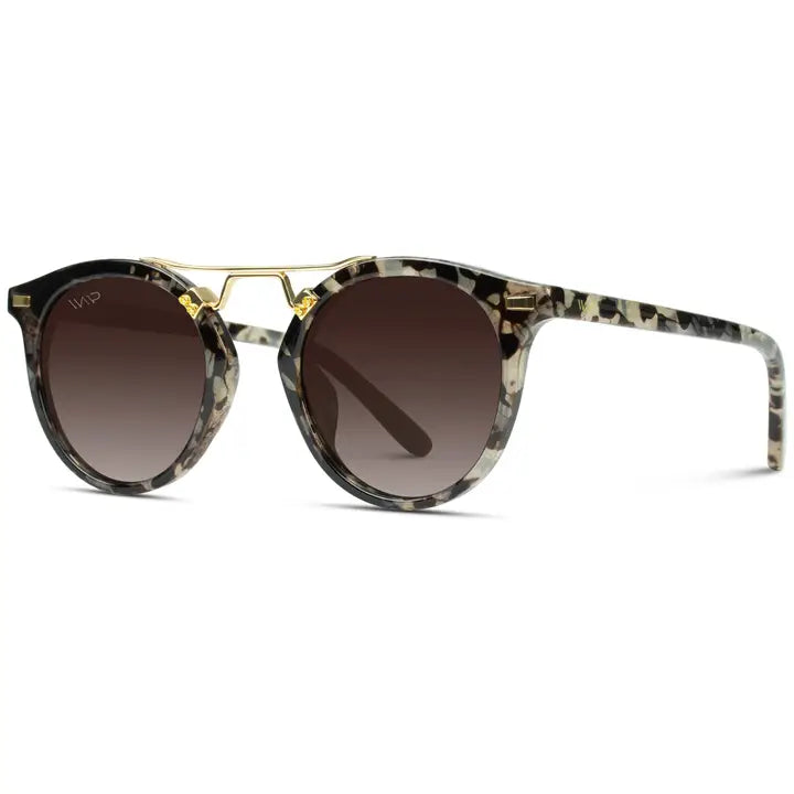 The Skyler Sunglasses in Beige / Brown