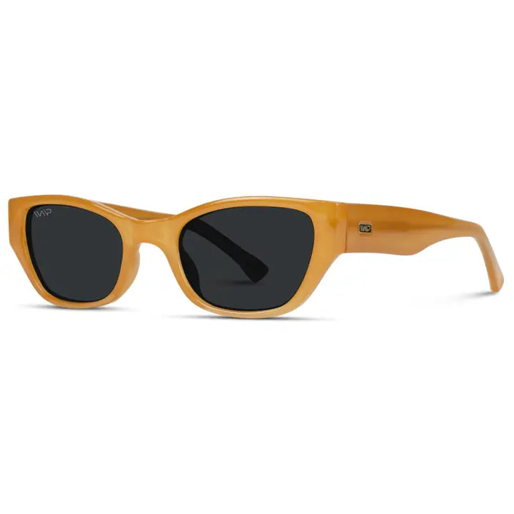 The Clara Retro Cat Sunglasses in Orange / Black