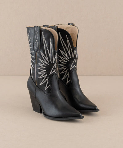 The Emersyn Starburst Embroidery Boots