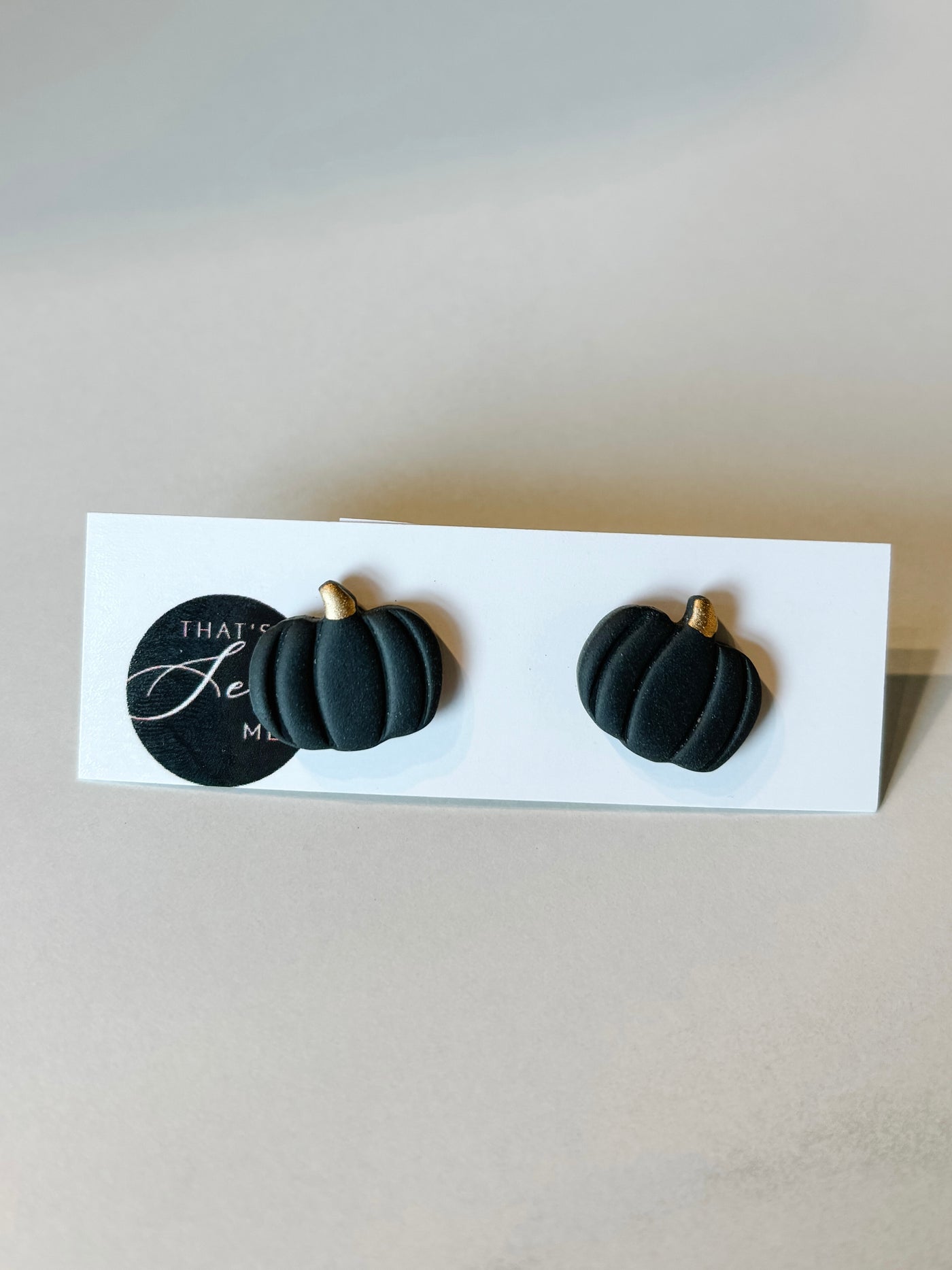 Pumpkin Clay Earrings
