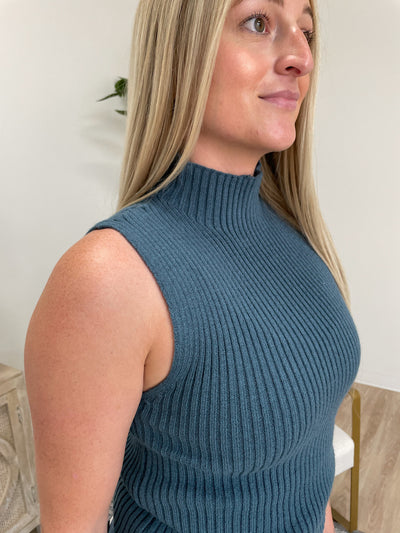 The Dianne Sweater in Teal