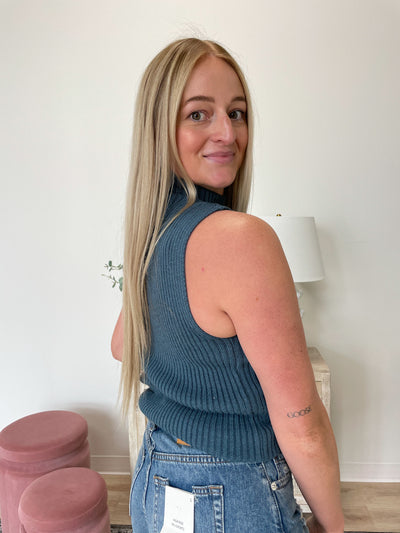 The Dianne Sweater in Teal