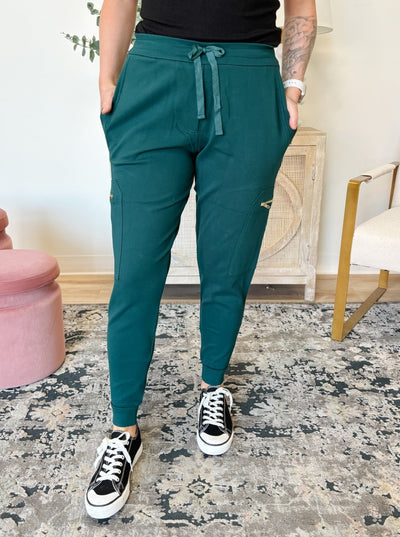 Ponte Cargo Joggers in Pine