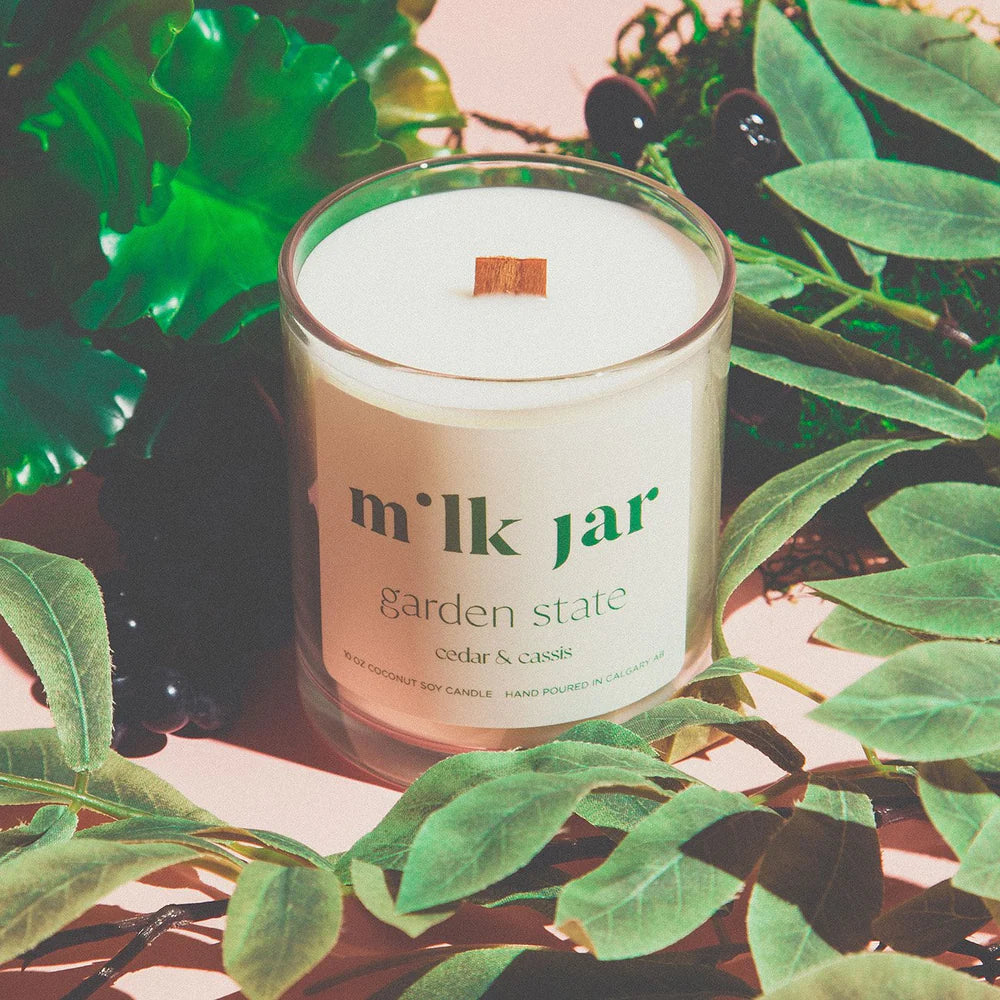Milk Jar Candle (Garden State)