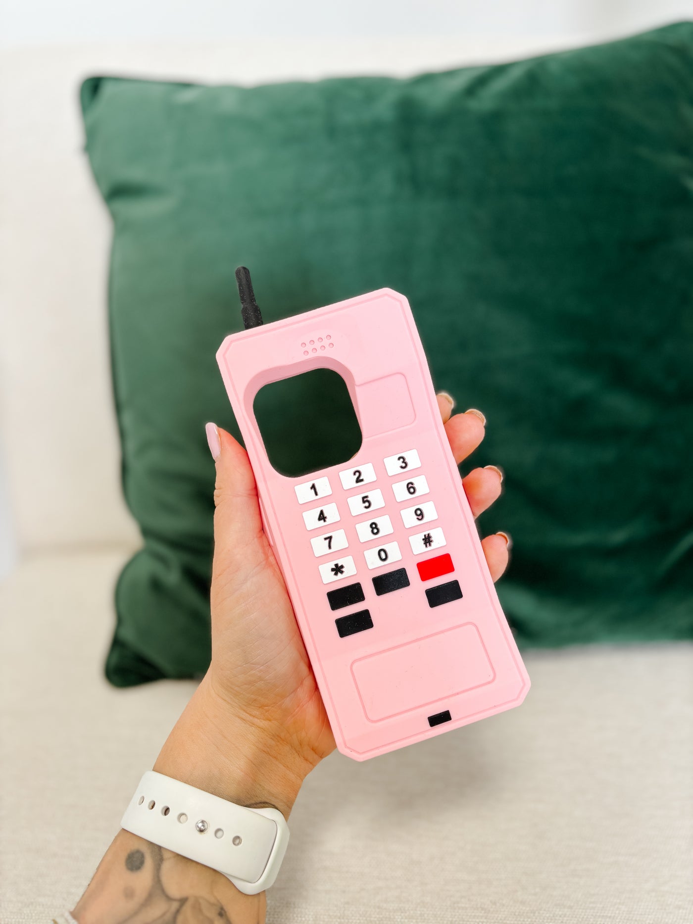 Retro Pink iPhone Case