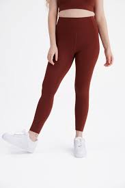 Girlfriend Collective Float Seamless High Rise Leggings 28.5 in Mahogany - XS
